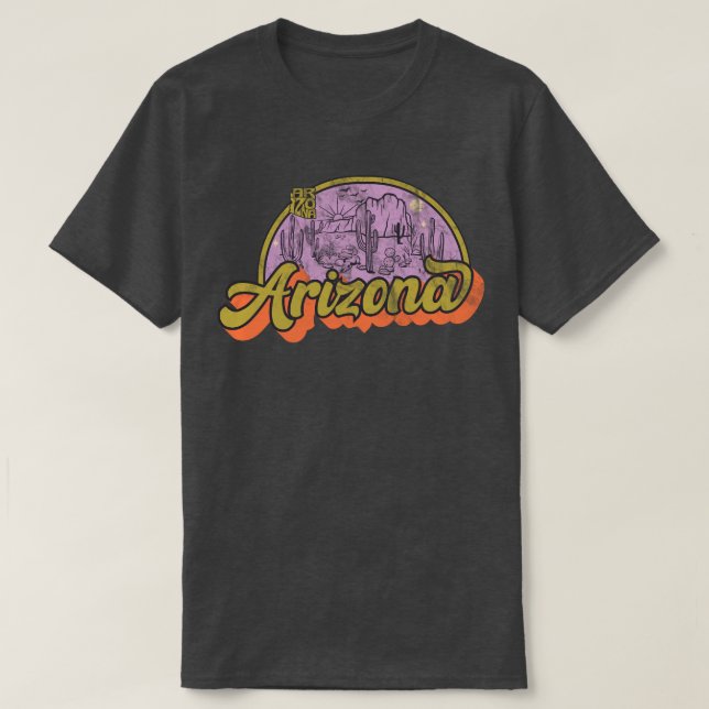 Camiseta do Estado do Arizona (Frente do Design)