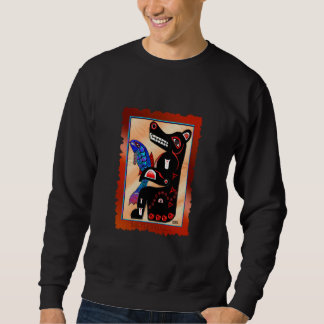 Camiseta do estilo BEAR & SALMON Haida