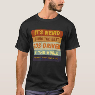 Camiseta Do Estudante Ao Melhor Condutor De Ônibus Na Vinta