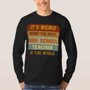 Camiseta Do Estudante Ao Melhor Professor Segundo grau Mund