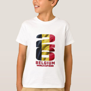 Camiseta do Fã do Mundial da Bélgica 2026 - Red De