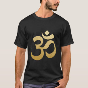Camiseta Do falso HIndu da ioga do símbolo da meditação do