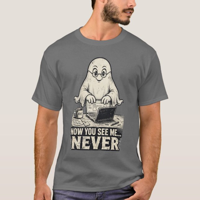 Camiseta do Fantasma do Escritório (Frente)