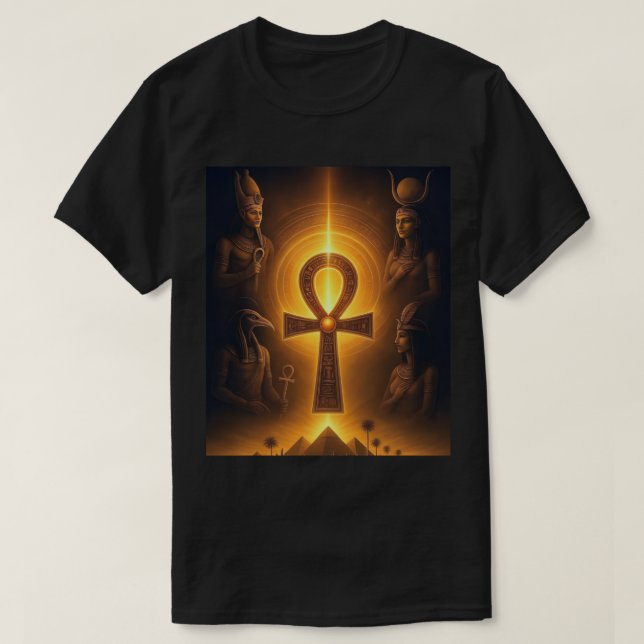 Camiseta do Faraó do Antigo Egito | KaliraArts (Frente do Design)