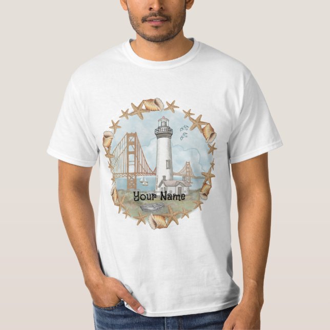Camiseta do Farol da Califórnia (Frente)
