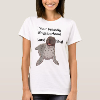 Camiseta do Foca Terrestre da Sua Amizade Vizinhan