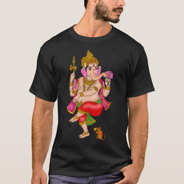 Camiseta do Ganesha Dançante (Frente)