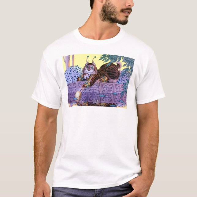 Camiseta do Gatinho Alien (Frente)