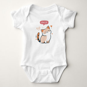 Camiseta do gato amoroso
