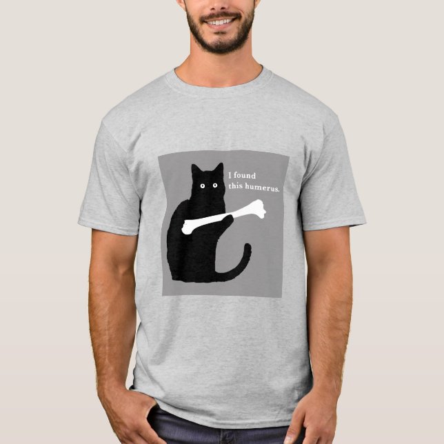 Camiseta do gato do úmero (Frente)