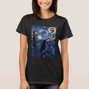 Camiseta do Gato Harris da Noite Estelar das Hallo