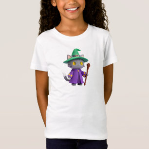 Camiseta do Gato Mágico Kawaii