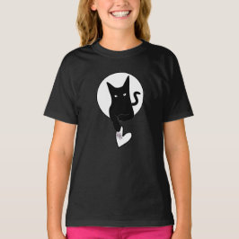 Camiseta do gato "Ode to Love Cat Kid" da poeta Ad