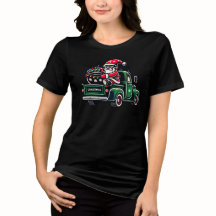 Camiseta do Gnome do Papai Noel no Caminhão
