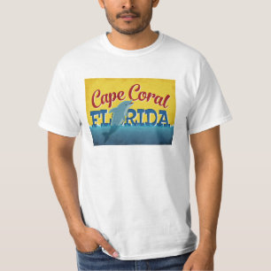 Camiseta Do golfinho coral de Florida do cabo viagens