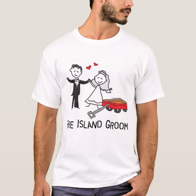 Camiseta do Groom da Ilha de Fogo (Frente)