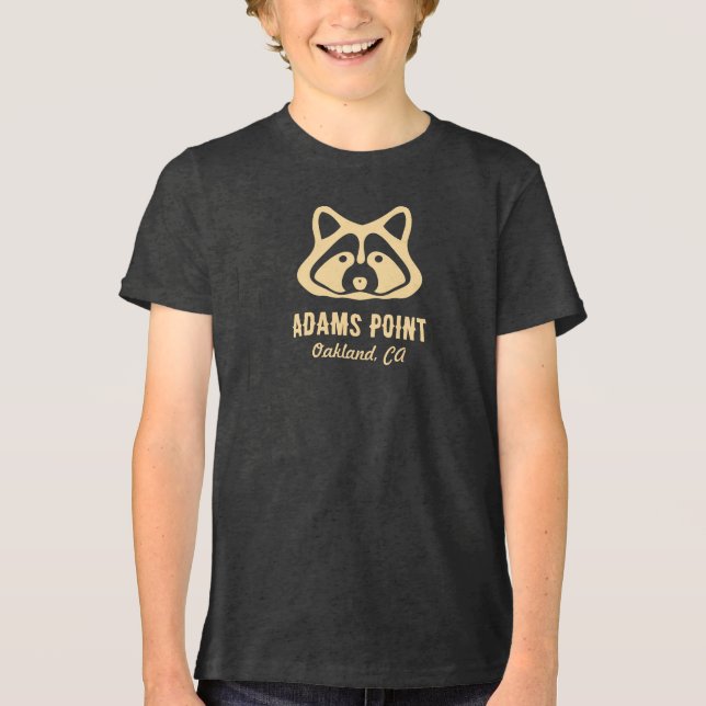 Camiseta do Guaxinim do Adams Point (Frente)