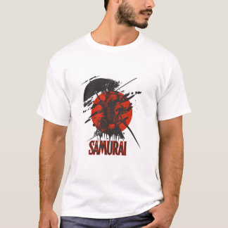 Camiseta do Guerreiro Bold Samurai - Arte Japonesa