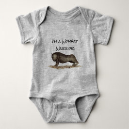 Camiseta do Guerreiro do Bebê Wombat