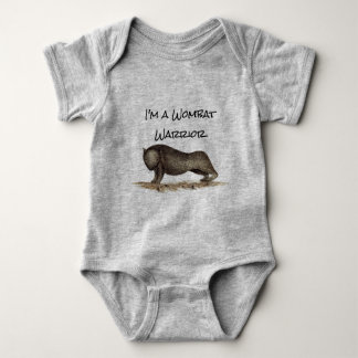 Camiseta do Guerreiro do Bebê Wombat