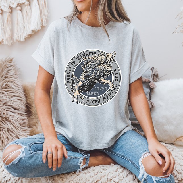 Camiseta do Guerreiro Indígena Tóquio Japão (Criador carregado)