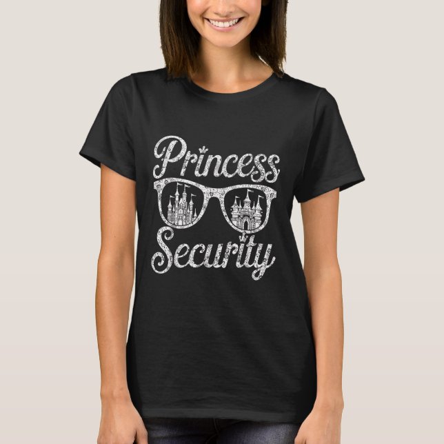 Camiseta do Halloween da Princesa Security Engraça (Frente)