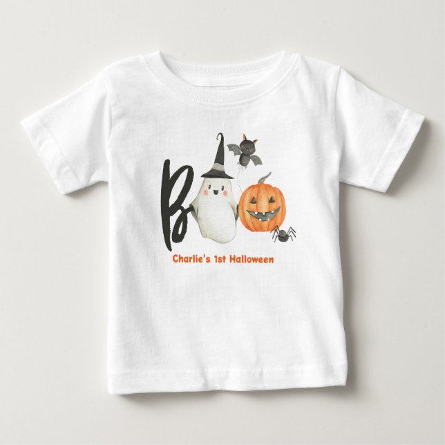 Camiseta do Halloween - Primeiro Aniversário do Be (Frente)