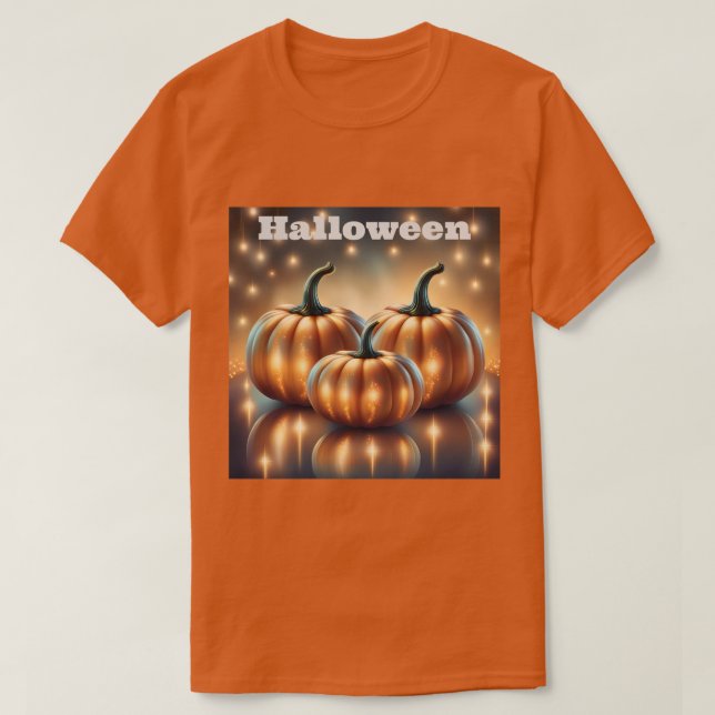 Camiseta do Halloween Pumpkins (Frente do Design)