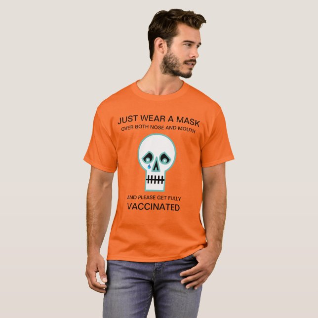 Camiseta do Halloween Sad Skull (Frente Completa)