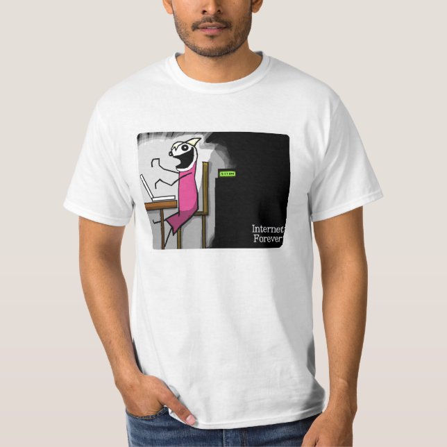 Camiseta Do Internet t-shirt para sempre (Frente)