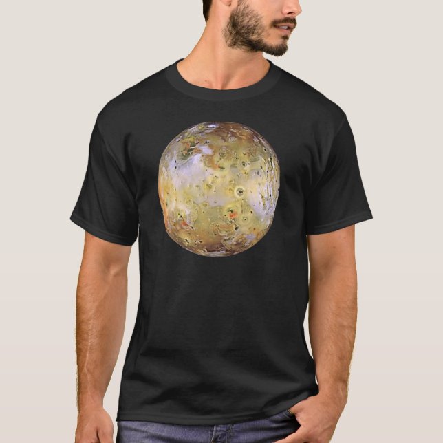 Camiseta ~ do IO da LUA de JUPITER do PLANETA (sistema (Frente)