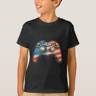 Camiseta Do Jogo De Video Game Gamer Crianças Meni