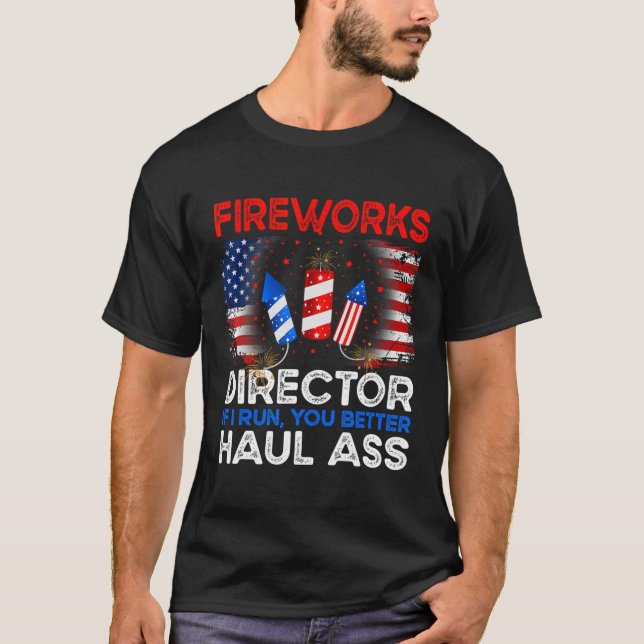 Camiseta Do Julho Men Fireworks Diretor Se Eu Lhe Executar  (Frente)