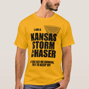 Camiseta do Kansas Tornado Storm Chaser