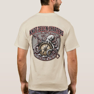 Camiseta do Kraken com Logotipo de Arpão
