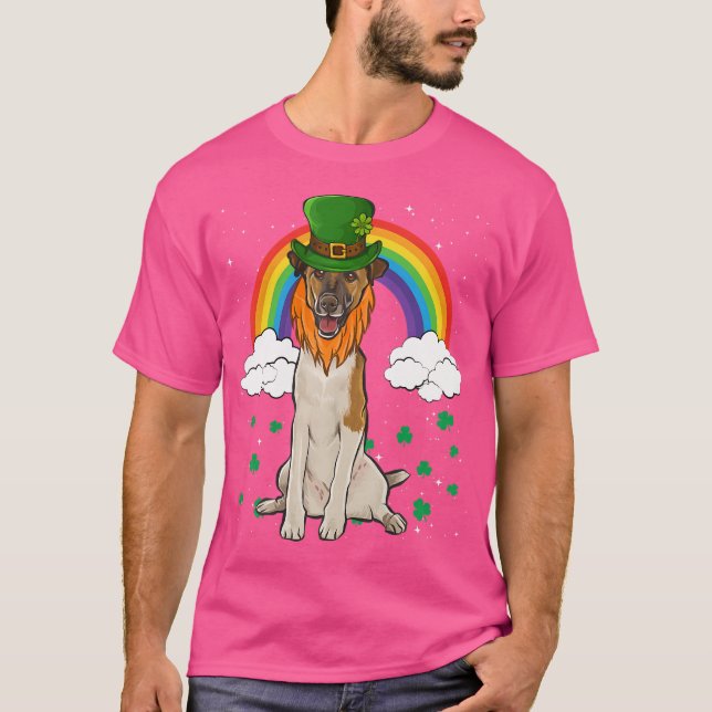 Camiseta Do Leprechaun Smooth Fox Terrier (Frente)