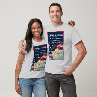 Camiseta do Livro de 4 de Julho de 2026