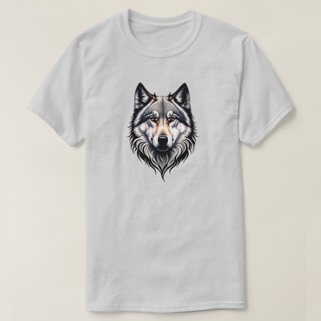 Camiseta do Lobo (Frente do Design)