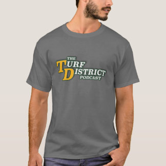 Camiseta do logotipo cinza