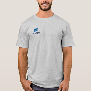 Camiseta do logotipo Cinza masculino