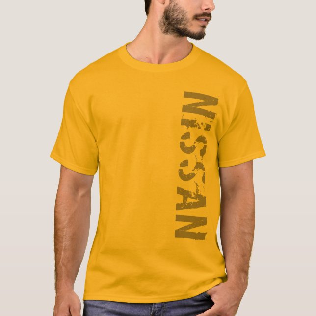 Camiseta do logotipo de Nissan Vert (Frente)