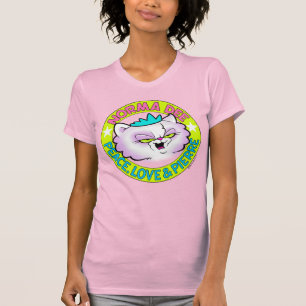 Camiseta do logotipo Dee padrão feminino