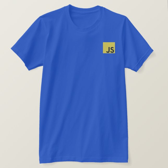 Camiseta do Logotipo do JavaScript (Frente do Design)