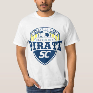 Camiseta do logotipo do pirata grande