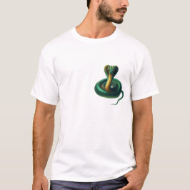 Camiseta do logotipo Emerald Cobra - Seringa sutil