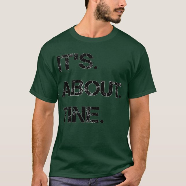 Camiseta do logotipo Forest Green "About Tine" (Frente)