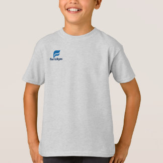Camiseta do logotipo infantil