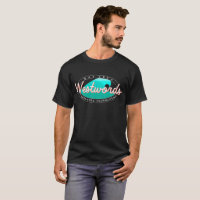 Camiseta do logotipo inverso Westwords (masculino)