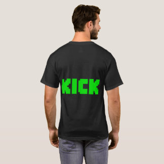 Camiseta do logotipo KICK preto