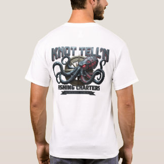 Camiseta do Logotipo Kraken Knot Tell'n